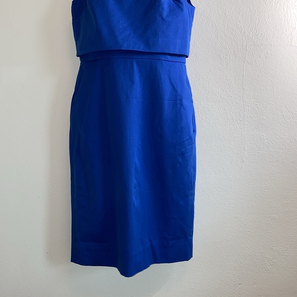 NWT J Crew Going Places Sleeveless Royal Blue Dress - Picture 2 of 11